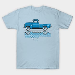 Blue Vintage Truck T-Shirt
